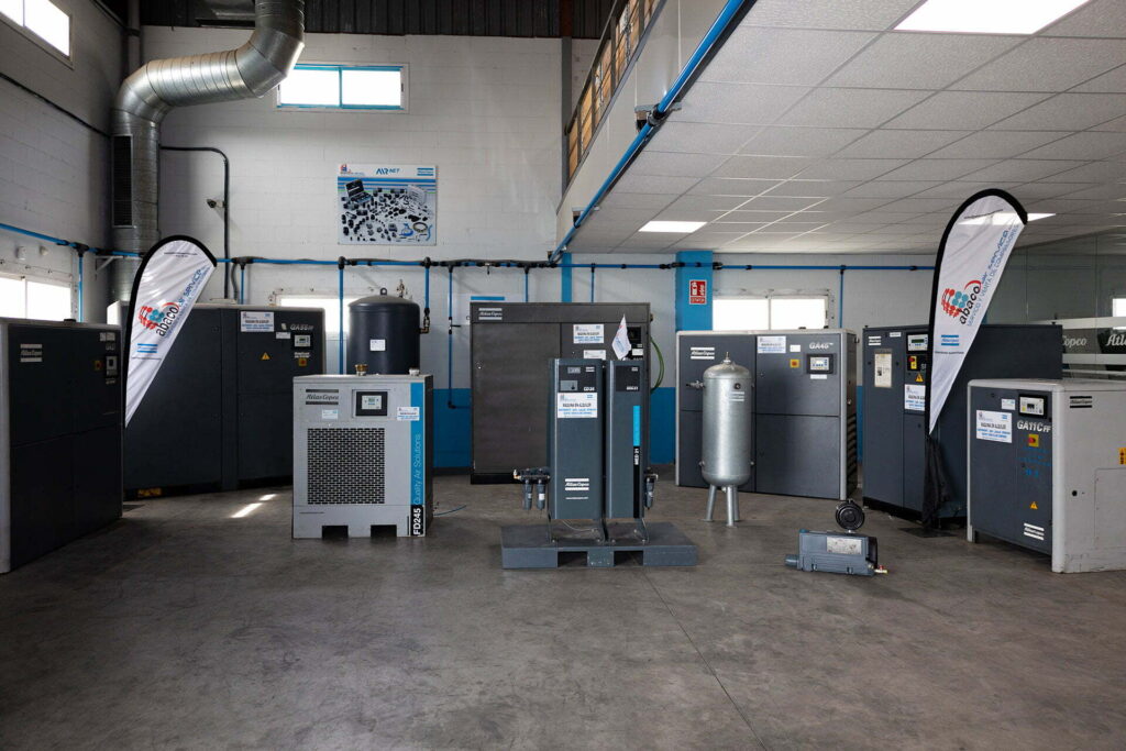 Venta y alquiler de compresores de aire, generadores industriales de gases y bombas al vacío