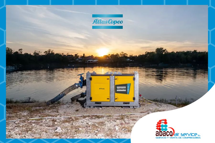 Bombas de drenaje de autocebado y sumergibles de Atlas Copco